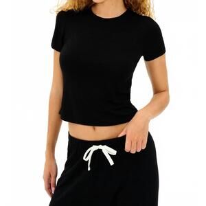 NEW SPLITS59 jennie jersey tee in black